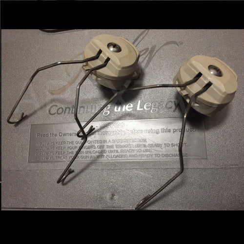 FMA MSA Sordin Type Headset Adaptor for ARC Helmet Rail - FG Green (TB399) - APEXTAC GEAR