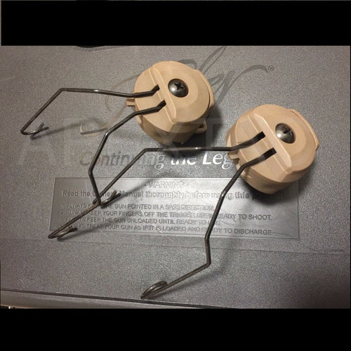 FMA MSA Sordin Type Headset Adaptor for ARC Helmet Rail - TAN (TB397) - APEXTAC GEAR