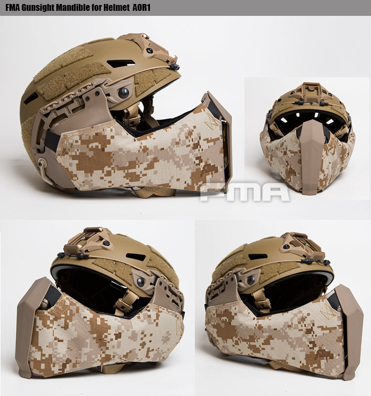 fast mt helmet mandible FMA Gunsight Face Mask For (TB1304) rugged air pumper AGV Pista Gp Rr Size:Med - Lge (57-61)