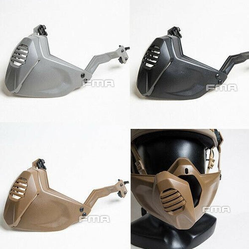 FMA Half Mask For Tactical Helmet BK/DE/FG (TB1354) - APEXTAC GEAR