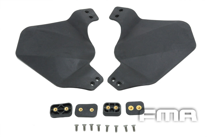 FMA Side Face Cover for ARC Helmet Rail - BLACK (TB295) - APEXTAC GEAR
