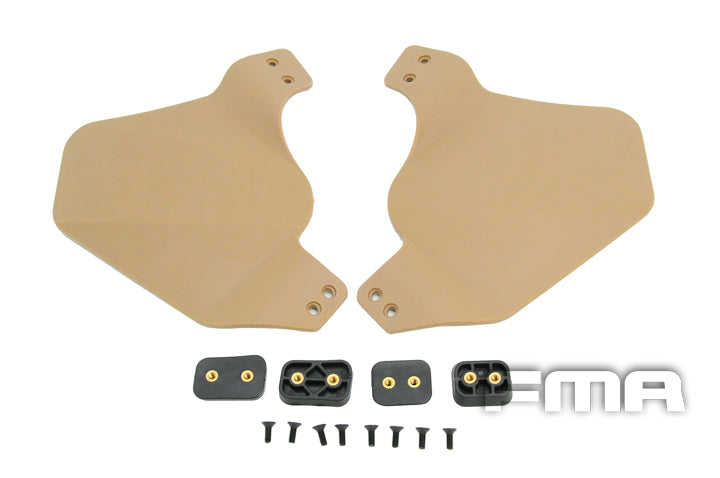 FMA Side Face Cover for ARC Helmet Rail - TAN (TB296) - APEXTAC GEAR