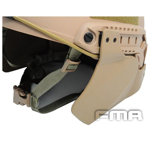 FMA Side Face Cover for ARC Helmet Rail - TAN (TB296) - APEXTAC GEAR