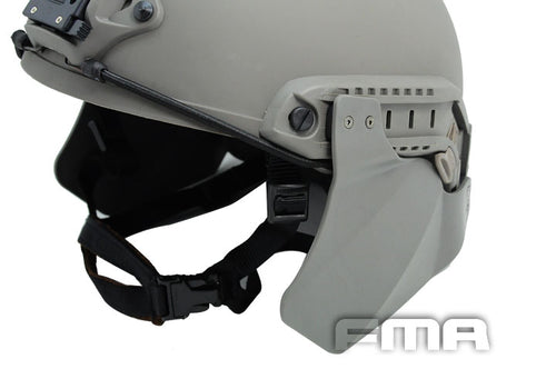 FMA Side Face Cover for ARC Helmet Rail - FG Green (TB297) - APEXTAC GEAR