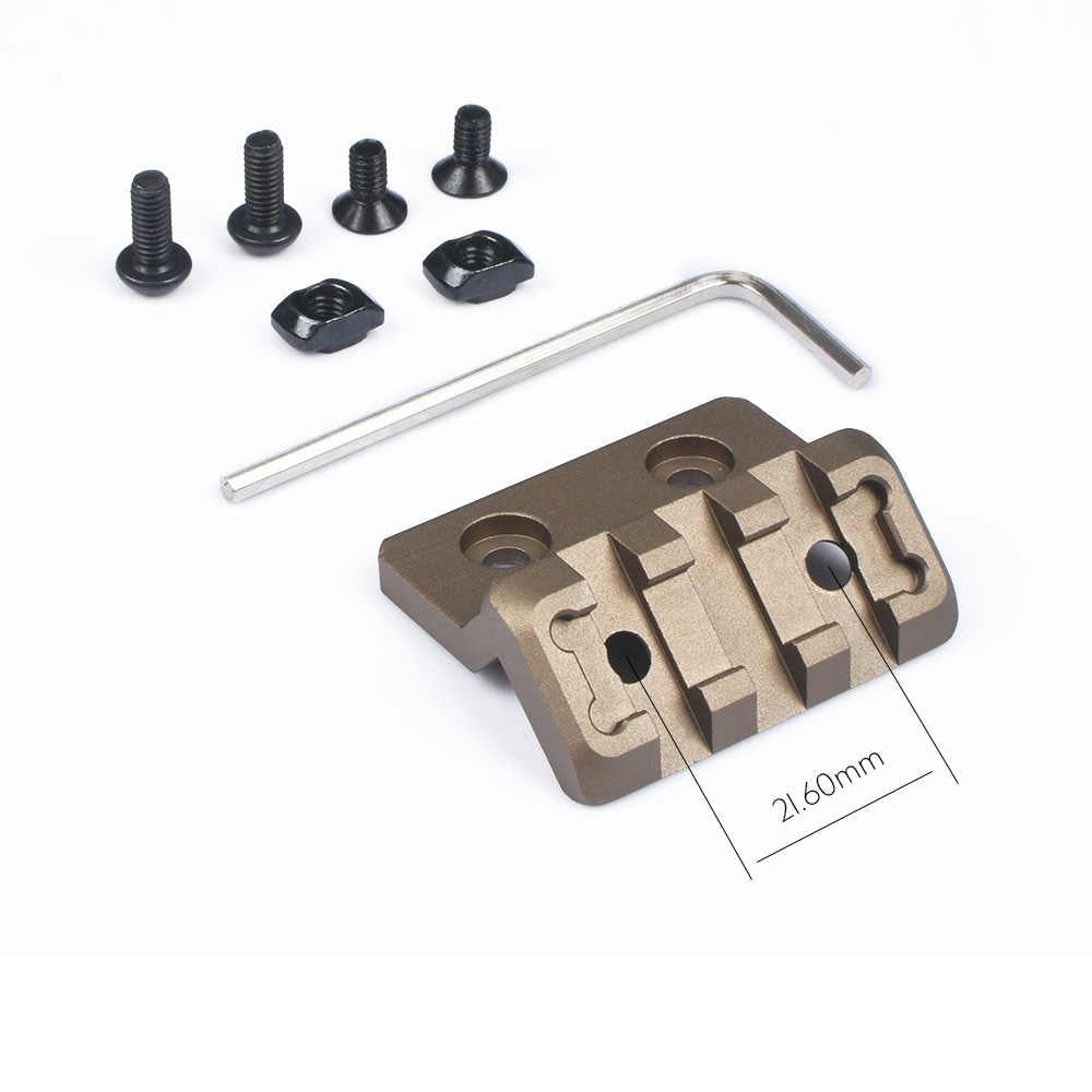 WADSN M-LOK / KEYMOD Offset Rail Light Mount - TAN (WD02003) - APEXTAC GEAR