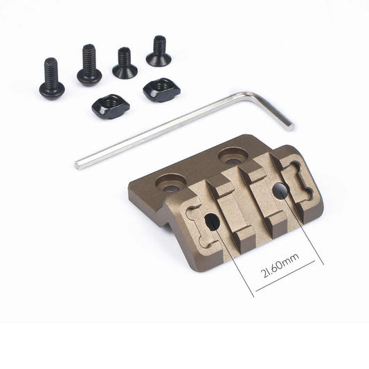 WADSN M-LOK / KEYMOD Offset Rail Light Mount - TAN (WD02003) - APEXTAC GEAR