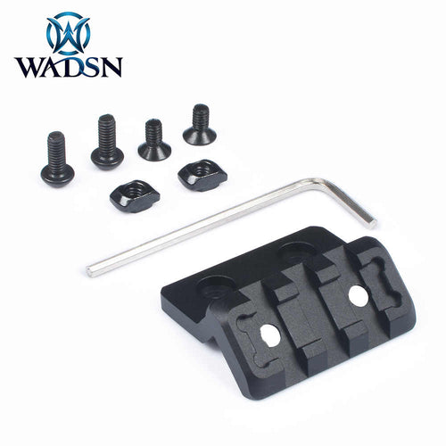 WADSN M-LOK / KEYMOD Offset Rail Light Mount - BLACK (WD02003) - APEXTAC GEAR