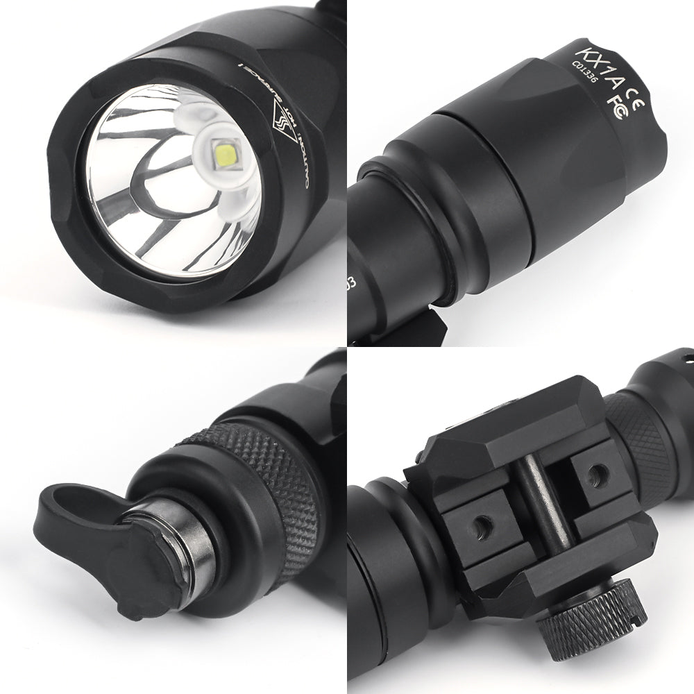 WADSN M300A Mini Scout Light with Dual Function Tape Switch - BLACK - APEXTAC GEAR