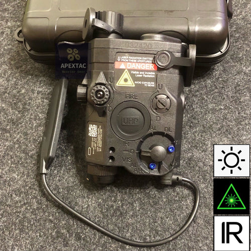 WADSN PEQ15 LA5-C UHP Integrated Green Laser, IR Pointer  / Light Device - BLACK (WEX419) - APEXTAC GEAR