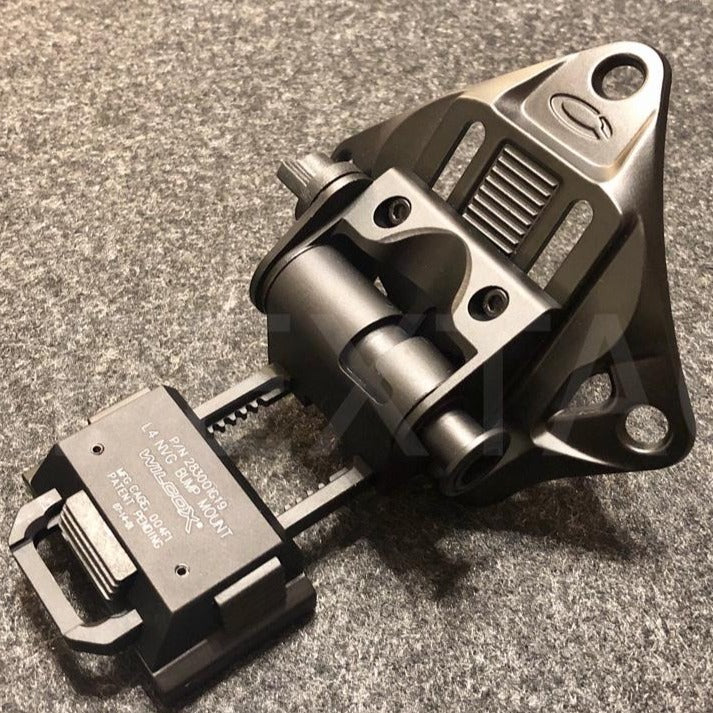 WADSN Wilcox L4G19 Shroud with NVG Helmet Mount - BLACK (WM002) - APEXTAC GEAR