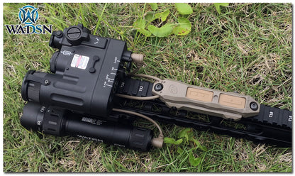 WADSN AUGMENTED Dual Remote Pressure Pad Switch for Surefire / PEQ - BLACK (WNE04040) - APEXTAC GEAR