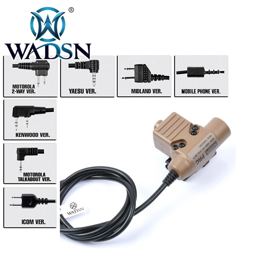 WADSN zU94 PTT Military Standard Version - TAN (WZ113) - APEXTAC GEAR