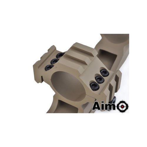 AIM-O Tri-Side Rail Extend 30mm Ring Mount- TAN (AO9003) - APEXTAC GEAR