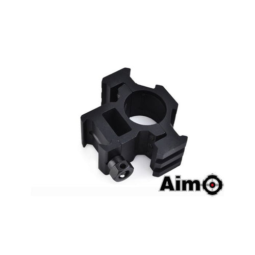 Aim-O Tri-Side Rail Extend 25.4mm Ring Mount - BLACK (AO9005) - APEXTAC GEAR