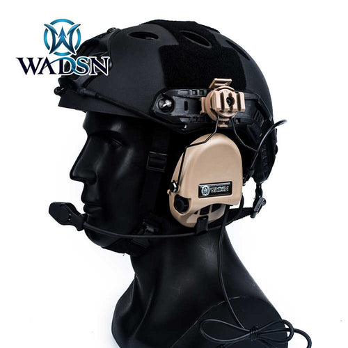 WADSN SORDIN Style Headset with  Helmet Rail Adaptor Basic Ver. (WZ191) - APEXTAC GEAR