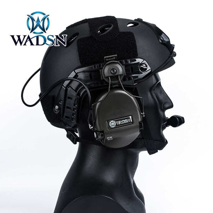 WADSN SORDIN Style Headset with  Helmet Rail Adaptor Basic Ver. (WZ191) - APEXTAC GEAR