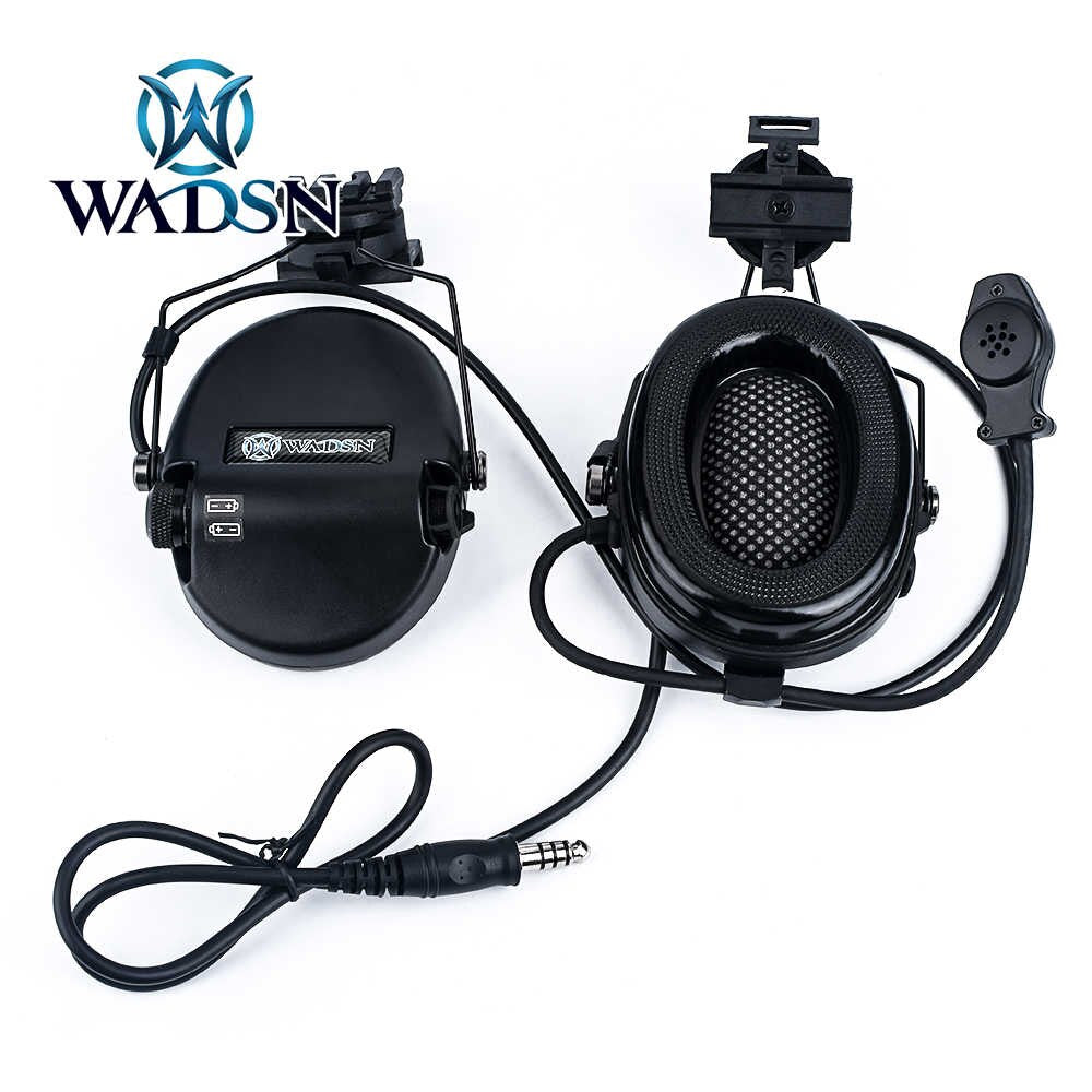 WADSN SORDIN Style Headset with  Helmet Rail Adaptor Basic Ver. (WZ191) - APEXTAC GEAR