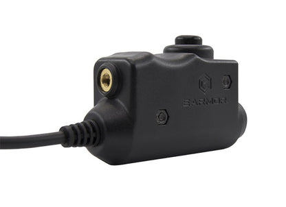 EARMOR Button-Activated Military Standard PTT (Push to Talk) Device (M52 ) - APEXTAC GEAR