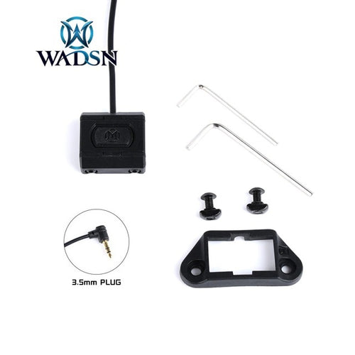 WADSN Mod Button Lite Rail Switch for PEQ Laser 3.5mm - BLACK - APEXTAC GEAR