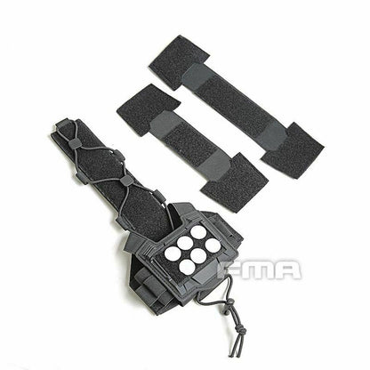 FMA Universal Agility Bridge Cover For Tactical Helmet w/ NVG Battery Pouch - APEXTAC GEAR