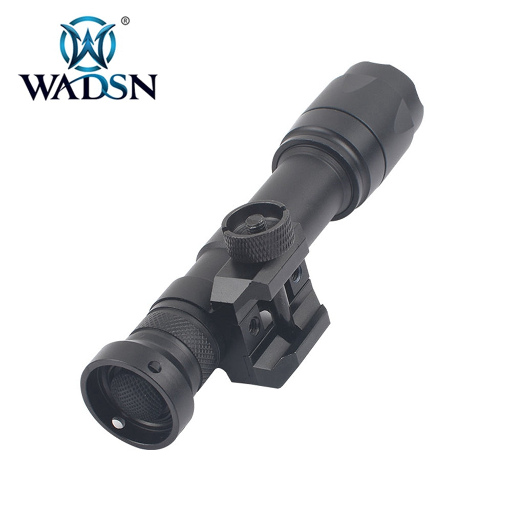 WADSN M600C Scout Light Rail Mount LED Flashlight Two Control Kit Version - BLACK - APEXTAC GEAR