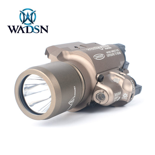 WADSN X400 Tactical LED Pistol Light w/ Red Laser - TAN (WD04005) - APEXTAC GEAR