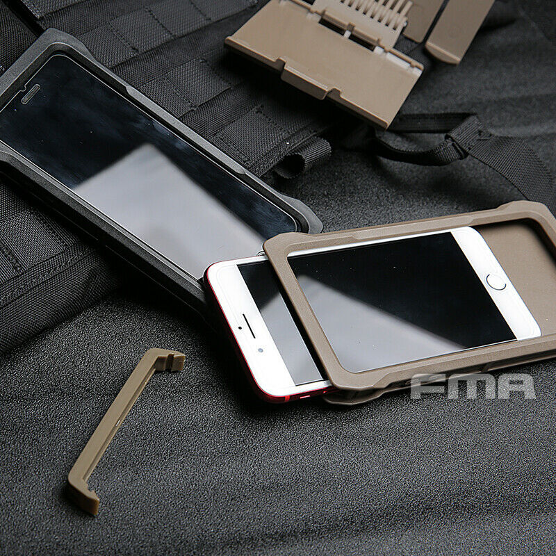 FMA Iphone 7/8 plus mobile pouch for Molle - DE TAN (TB1320) - APEXTAC GEAR