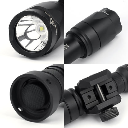 WADSN M600C Scout Light Rail Mount LED Flashlight Two Control Kit Version - BLACK - APEXTAC GEAR