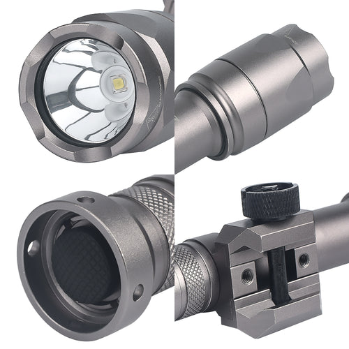 WADSN M600C Scout Light Rail Mount LED Flashlight Two Control Kit Version - TAN - APEXTAC GEAR