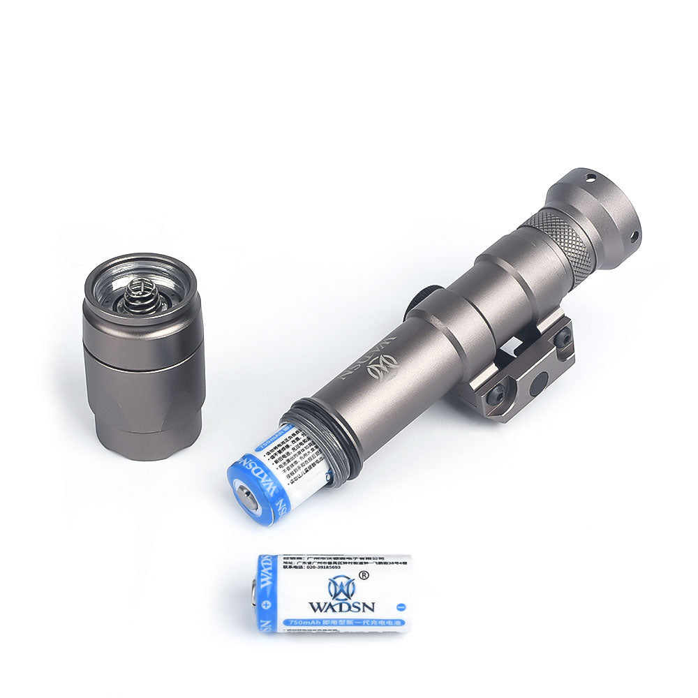 WADSN M600C Scout Light Rail Mount LED Flashlight Two Control Kit Version - TAN - APEXTAC GEAR