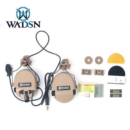 WADSN SORDIN Style Headset with  Helmet Rail Adaptor Basic Ver. (WZ191) - APEXTAC GEAR