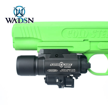 WADSN X400 Tactical LED Pistol Light w/ Red Laser - TAN (WD04005) - APEXTAC GEAR