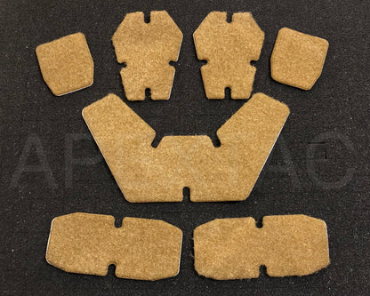 FMA CP helmet FXUKV group Loop Sticker Set - TAN (TB961) - APEXTAC GEAR