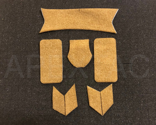 FMA Maritime Helmet Devil Loop Stickers Set Universal FXUKV - TAN (TB877) - APEXTAC GEAR