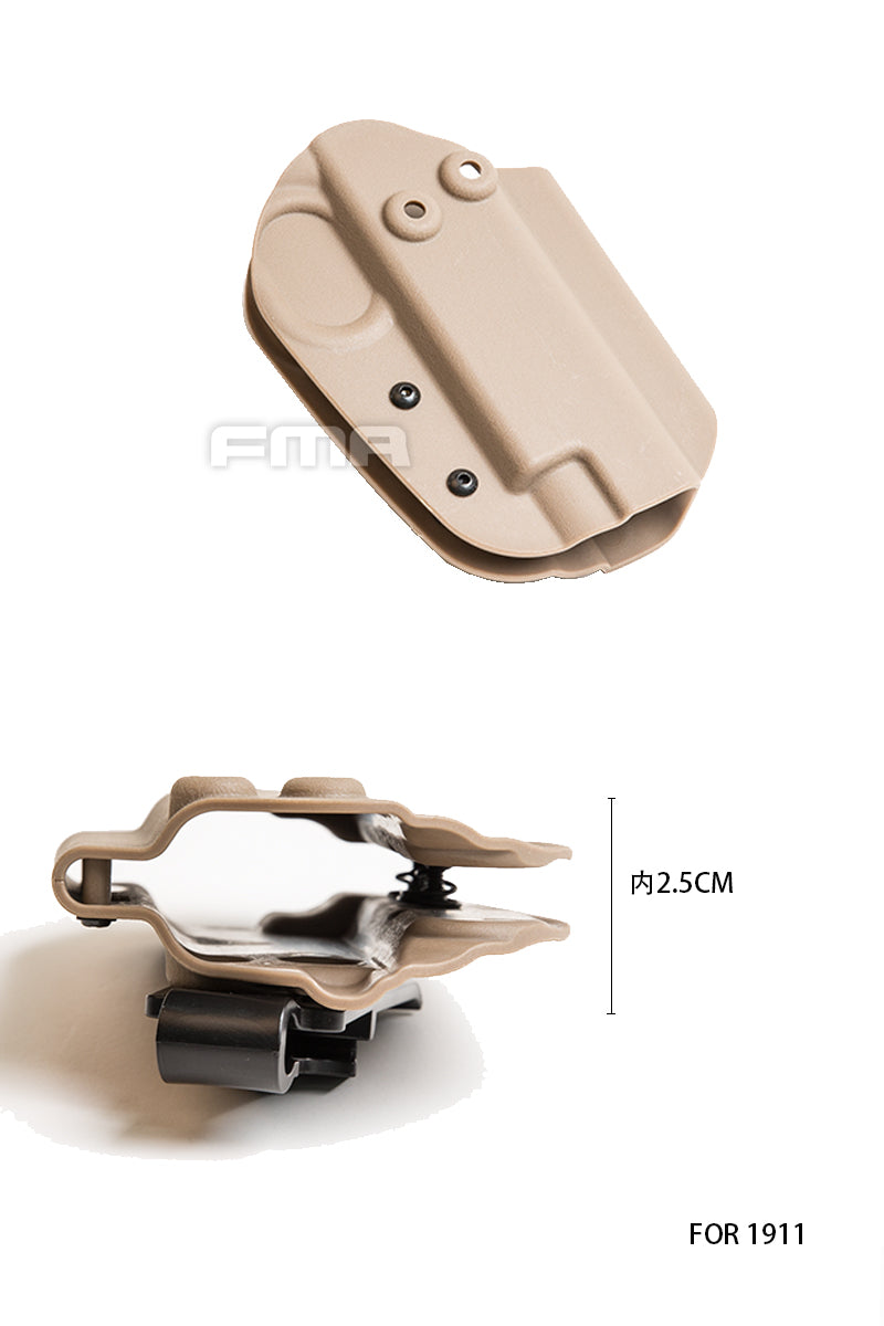 FMA KYDEX Holster for 1911 Series Black / DE / FG Green (TB1339) - APEXTAC GEAR