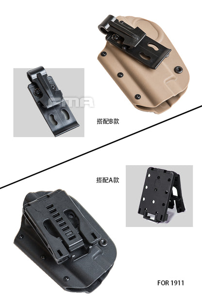 FMA KYDEX Holster for 1911 Series Black / DE / FG Green (TB1339) - APEXTAC GEAR