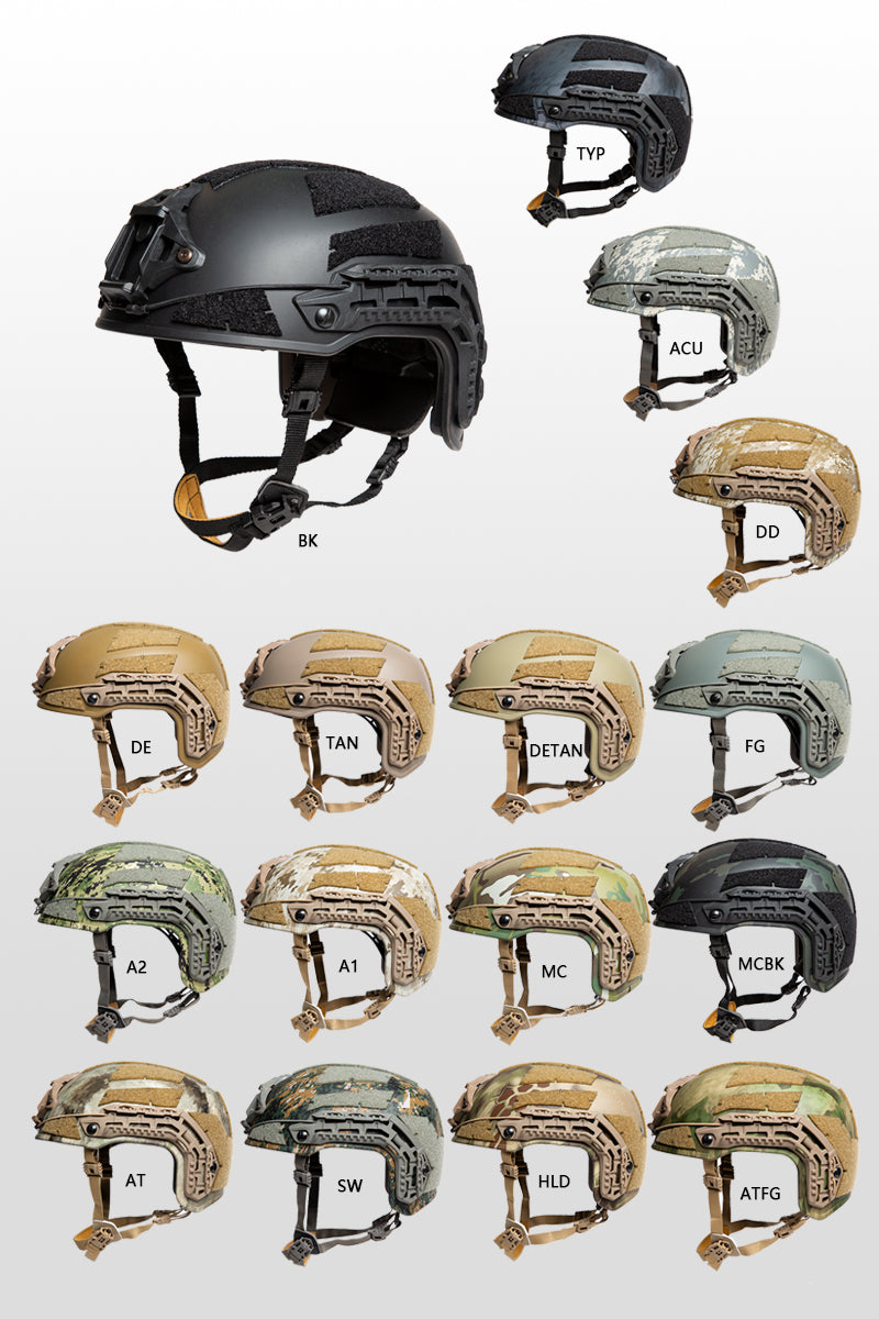FMA Caiman Ballistic Style Airsoft Protective Helmet - Multicam Black (TB1383B) - APEXTAC GEAR
