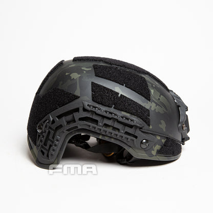 FMA Caiman Ballistic Style Airsoft Protective Helmet - Multicam Black (TB1383B) - APEXTAC GEAR