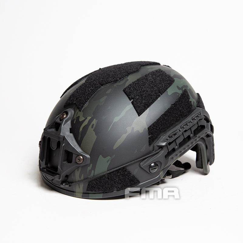 FMA Caiman Ballistic Style Airsoft Protective Helmet - Multicam Black (TB1383B) - APEXTAC GEAR