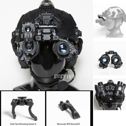 FMA AN PVS 14 Dual Tube Mounting System / Monocular NVG Dovetail Mount Only - APEXTAC GEAR