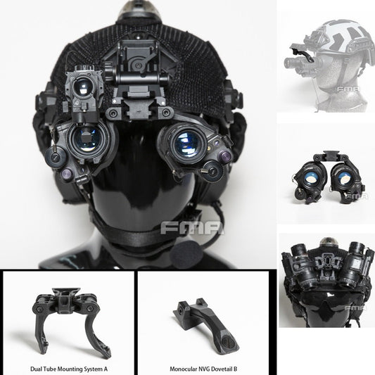 FMA AN PVS 14 Dual Tube Mounting System / Monocular NVG Dovetail Mount Only - APEXTAC GEAR