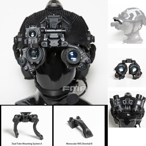FMA AN PVS 14 Dual Tube Mounting System / Monocular NVG Dovetail Mount Only - APEXTAC GEAR