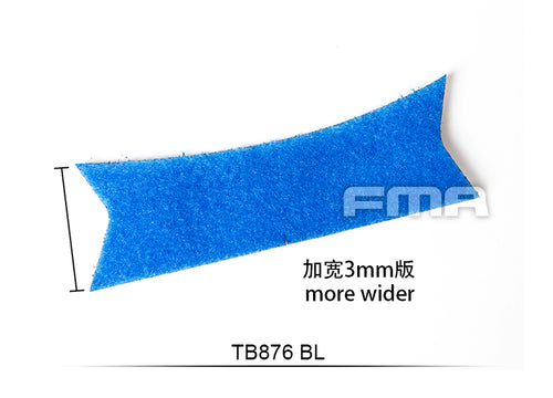 FMA Maritime Helmet Devil Loop Stickers Set Universal FXUKV - BLUE (TB876) - APEXTAC GEAR