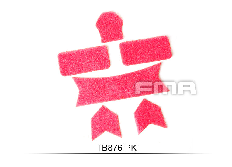 FMA Maritime Helmet Devil Loop Stickers Set Universal FXUKV - PINK (TB876) - APEXTAC GEAR