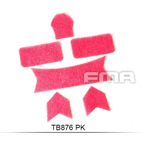FMA Maritime Helmet Devil Loop Stickers Set Universal FXUKV - PINK (TB876) - APEXTAC GEAR