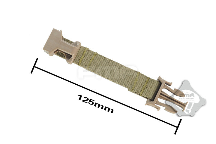FMA Tactical Helmet Suspension Chin Extender Strap - FDE TAN (TB948) - APEXTAC GEAR