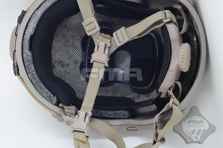 FMA Tactical Helmet Suspension Chin Extender Strap - FDE TAN (TB948) - APEXTAC GEAR