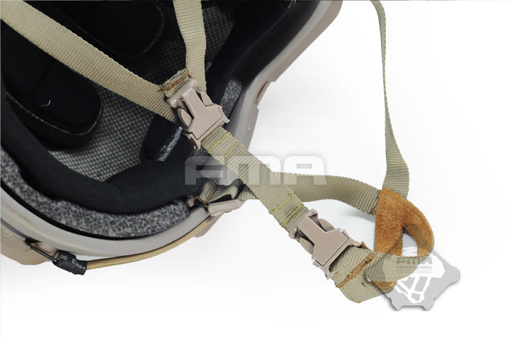 FMA Tactical Helmet Suspension Chin Extender Strap - FDE TAN (TB948) - APEXTAC GEAR