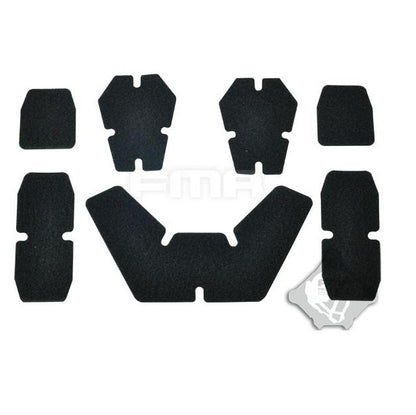 FMA CP helmet FXUKV group Loop Sticker Set - BLACK (TB961) - APEXTAC GEAR