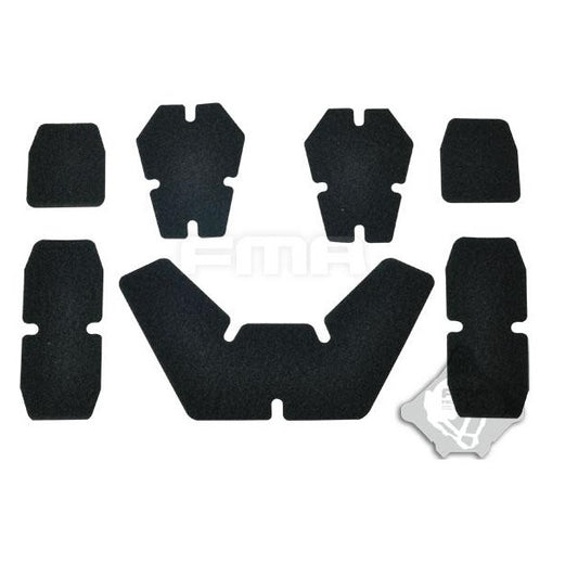 FMA CP helmet FXUKV group Loop Sticker Set - BLACK (TB961) - APEXTAC GEAR